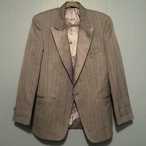 Vintage Christian Dior Peaked Lapel Tuxedo Jacket Men’s 38R